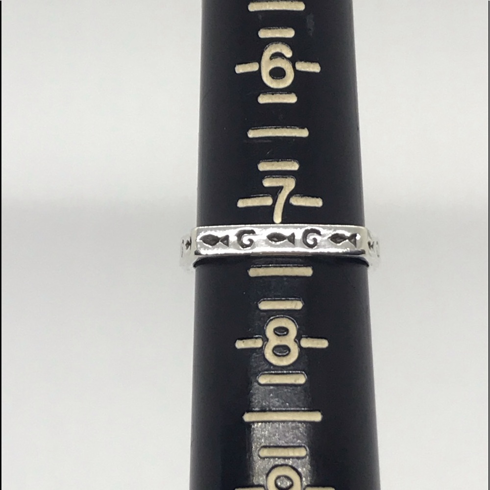 925 Sterling Silver Obocco Trio Stackable Ring - image 4